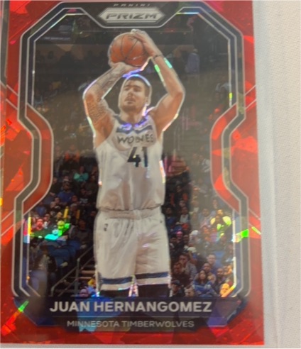 2020-21 Panini Prizm #192 Juan Hernangomez — front