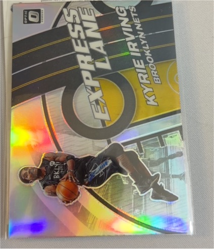 2021-22 Panini Donruss Optic #11 Kyrie Irving Express Lane Silver Prizm — front
