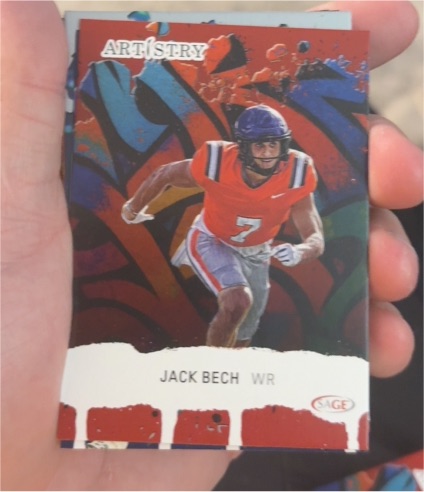 2025 Sage Artistry #52 Jack Bech — front