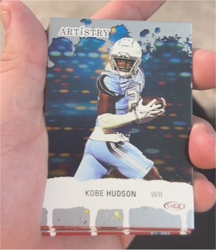 2025 Sage Artistry #64 Kobe Hudson — front