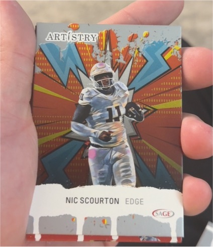 2025 Sage Artistry #15 Nic Scourton — front