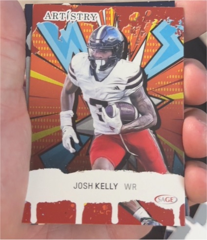 2025 Sage Artistry #8 Josh Kelly — front