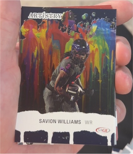 2025 Sage Artistry #41 Savion Williams — front