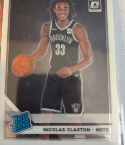 2019-20 Panini Donruss Optic #171 Nicolas Claxton — front