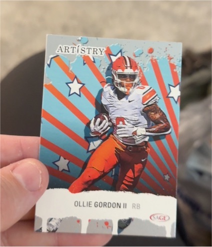2025 Sage Artistry #11 Ollie Gordon II — front