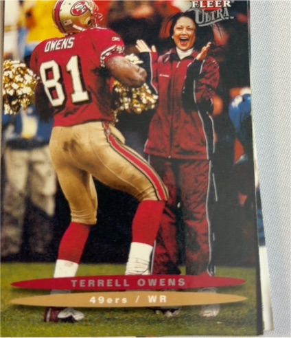 2003 Fleer Ultra #8 Terrell Owens — front