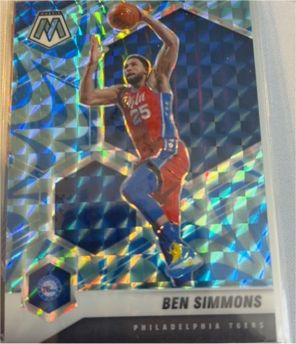 2020-21 Panini Mosaic #104 Ben Simmons — front