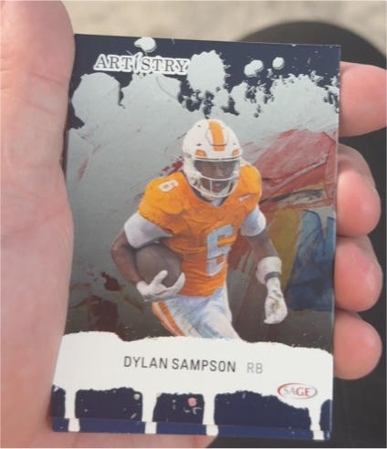 2025 Sage Artistry #31 Dylan Sampson — front
