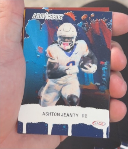2025 Sage Artistry #1 Ashton Jeanty — front