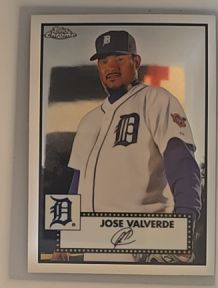 2021 Topps Chrome Platinum Anniversary #676 Jose Valverde — front