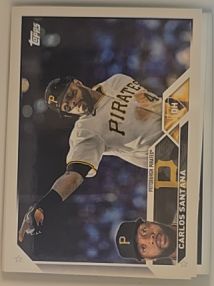 2023 Topps #572 Carlos Santana — front