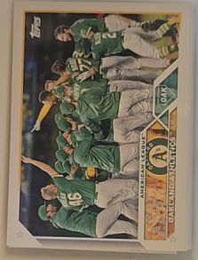 2023 Topps #577 Oakland Athletics — front