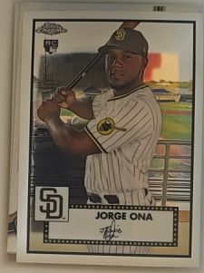 2021 Topps Chrome Platinum Anniversary #113 Jorge Ona — front