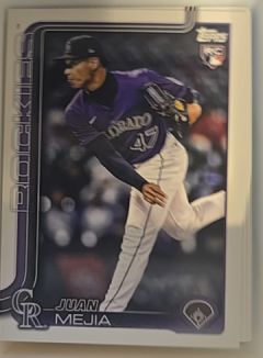 2025 Topps Update #US285 Juan Mejia — front