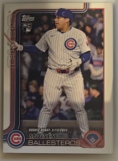 2025 Topps Update #US236 Moises Ballesteros — front