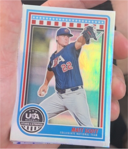2025 Panini Stars and Stripes #78 Matt Scott — front