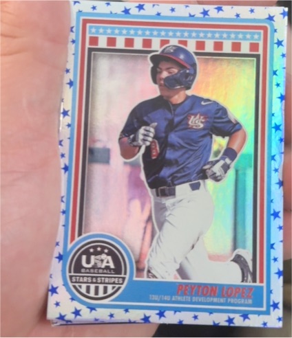 2025 Panini Stars and Stripes #117 Peyton Lopez — front