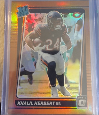 2021 Donruss Optic #293 Khalil Herbert — front