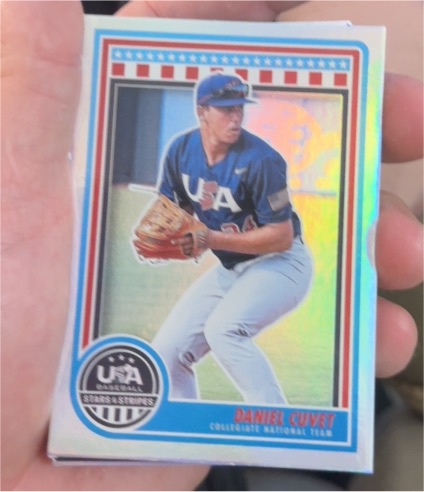 2025 Panini Stars and Stripes USA Baseball #53 Daniel Cuvet — front