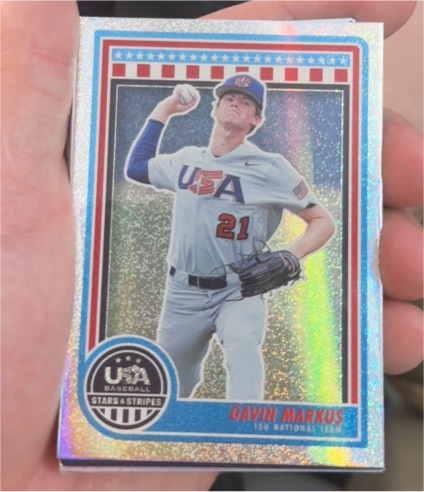 2025 Panini USA Baseball Stars & Stripes #57 Gavin Markus — front