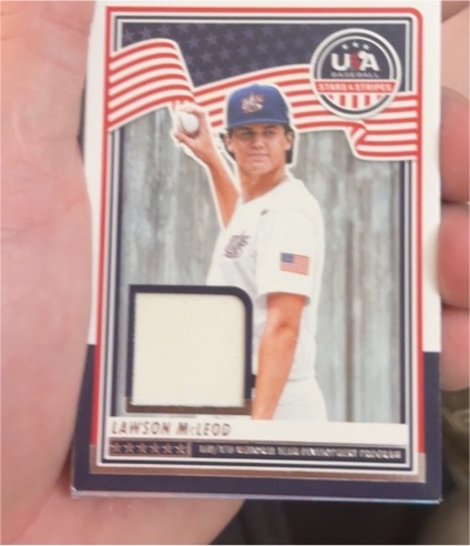 2025 Panini Stars & Stripes #USA-LM Lawson McLeod — front