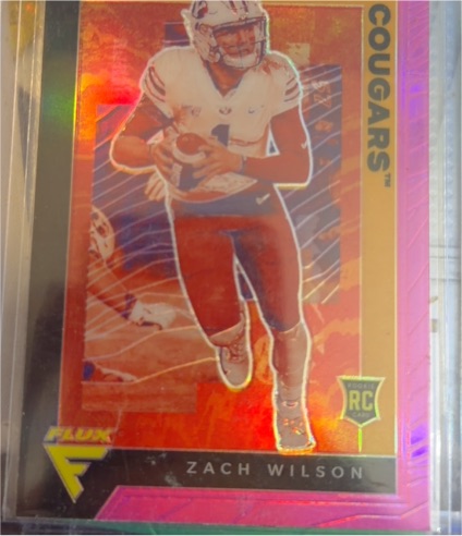 2021 Panini Chronicles Draft Picks Flux #235 Zach Wilson — front