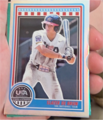 2025 Panini Stars and Stripes #70 Slater De Brun — front