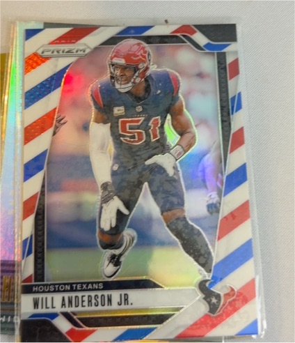 2024 Panini Prizm #116 Will Anderson Jr. Red White & Blue — front