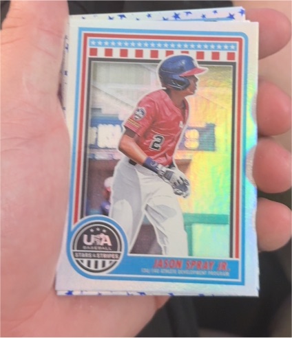 2025 Panini Stars and Stripes #Jason Spray Jr. — front