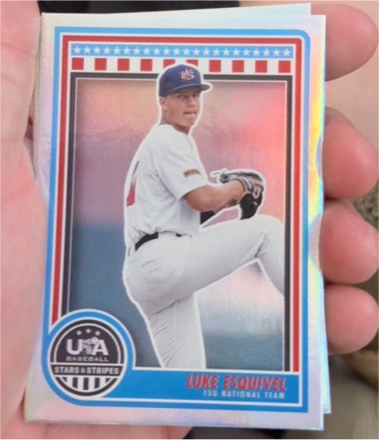 2025 Panini Stars and Stripes USA Baseball #61 Luke Esquivel — front