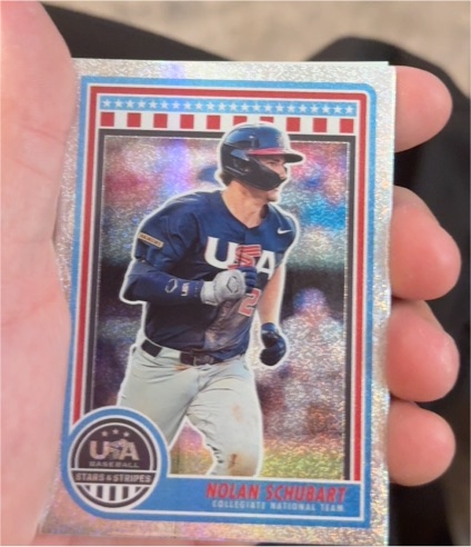 2025 Panini Stars and Stripes #68 Nolan Schubart — front