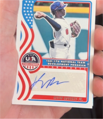 2025 Panini USA Stars & Stripes #NTS-KRJ Kevin Roberts Jr. — front