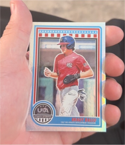 2025 Panini Stars and Stripes #181 Brady Rallo — front