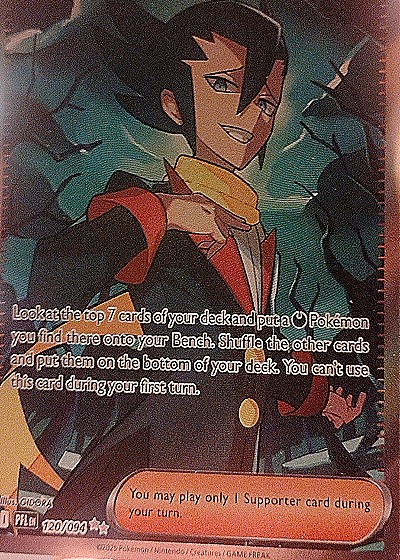 2025 Pokémon Phantasmal Flames #120 Grimsley's Move — front