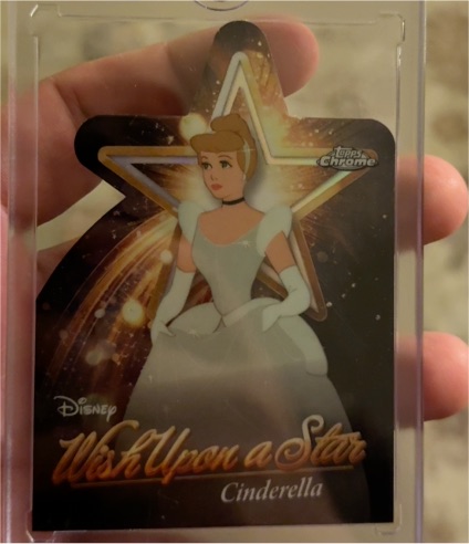 2025 Topps Disney Wonder Wish Upon a Star Chrome Die-Cut #W-19 Cinderella — front