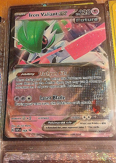 2023 Pokémon SV: Scarlet & Violet Promo Cards #068 Iron Valiant ex — front