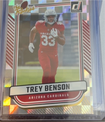 2024 Donruss #TR-4 Trey Benson The Rookies — front