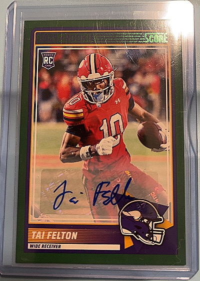 2025 Panini Score #60 Tai Felton — front