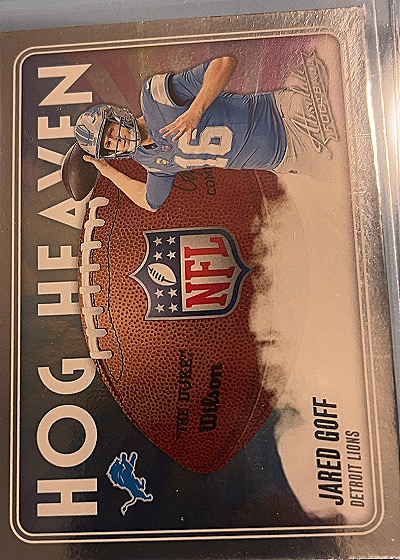2025 Panini Absolute Hog Heaven #HH-JGF Jared Goff — front