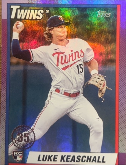 2025 Topps Update #U90-1 Luke Keaschall — front