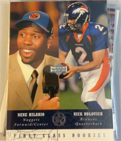 2003 Upper Deck First Class Rookies #266 Nene Hilario/Nick Rolovich — front