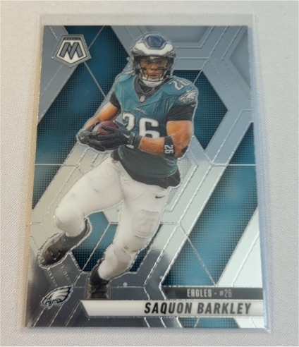 2020 Panini Mosaic #26 Saquon Barkley — front