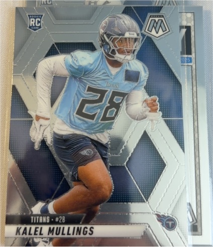 2025 Panini Mosaic #390 Kalel Mullings — front