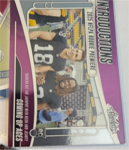 2025 Panini Absolute Introductions #I-AJY Ashton Jeanty — front