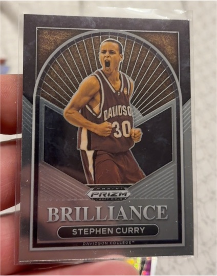 2023 Panini Prizm Draft Picks Brilliance #18 Stephen Curry — front