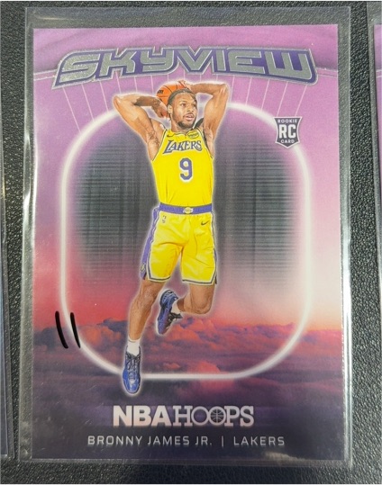 2024-25 Panini NBA Hoops #21 Bronny James Jr. — front