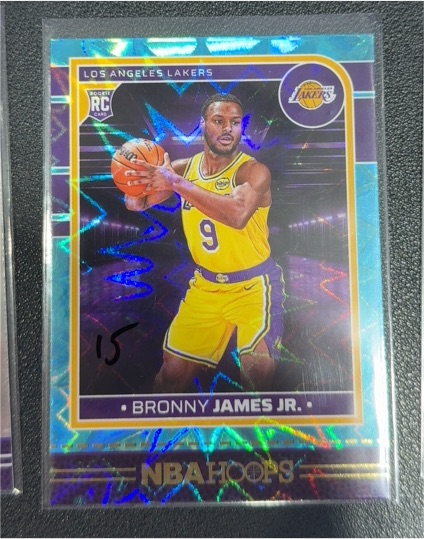 2024-25 Panini NBA Hoops #280 Bronny James Jr. — front