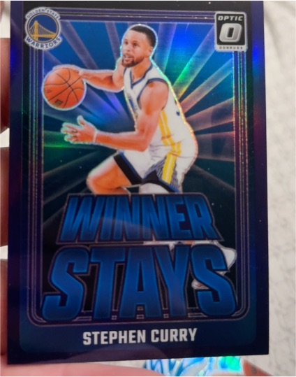 2024-25 Panini Donruss Optic #3 Stephen Curry Winner Stays — front
