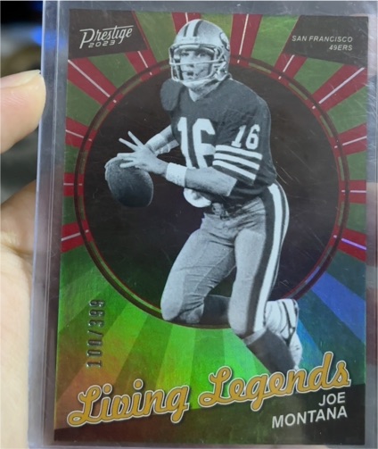 2023 Panini Prestige #LL-23 Joe Montana Living Legends — front
