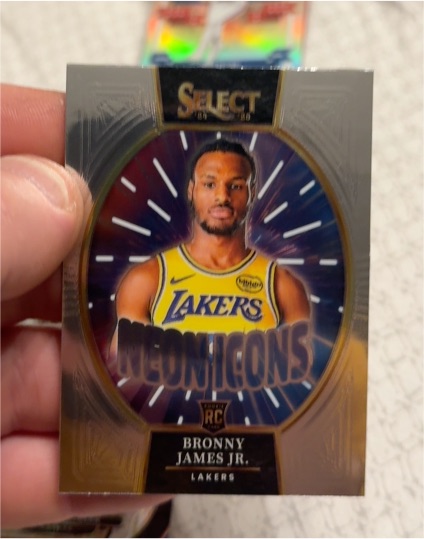 2024-25 Panini Select #2 Bronny James Jr. — front